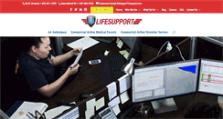 Desktop Screenshot of lifesupporttransport.com